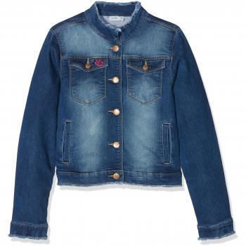 NAME IT Nkfadea Swe Dnm 2026 Jacket, Chaqueta para Niñas, Azul