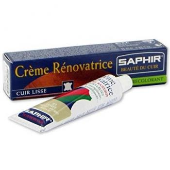 Crema Renovadora Saphir para Cuero 25ml Color Blanco