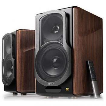 Edifier S2000MKIII Altavoces HiFi Autoamplificados 2.0 Bluetooth Madera de Estantería/Monitor de Estudio