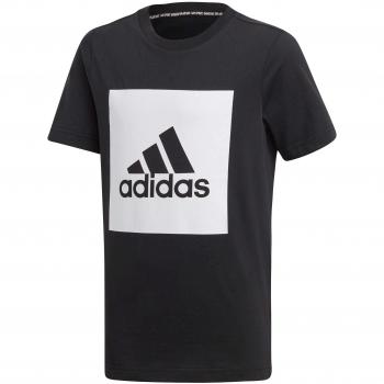 adidas DX2478 T-Shirt, Niños, Black/White, 15-16