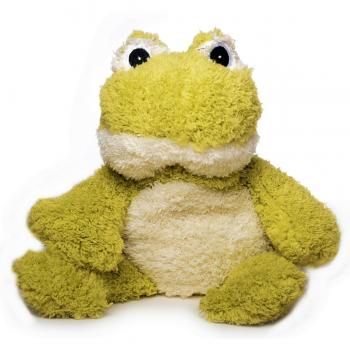 Inware 87 Cojín térmico con forma de animal de peluche verde Frosch - grün