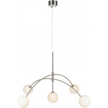 Suspensión HEAVEN en acero con 5 bombillas, diseño flexible y moderno de Markslöjd, diámetro 117 cm