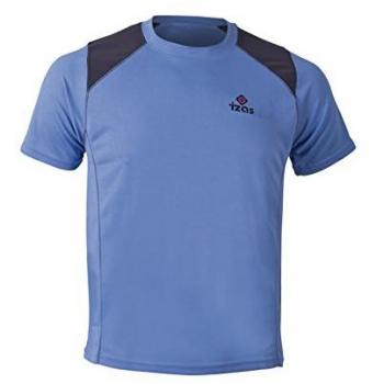 Izas Vari Camiseta Manga Corta, Hombre, Azul Claro/Gris Oscuro, 2XL