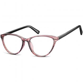 SmartBuy Collection Cat Eye Full Rim Plastic Women’s Prescription Glasses - Pink - Size 51 - Blue Light Block Available - Free Lenses