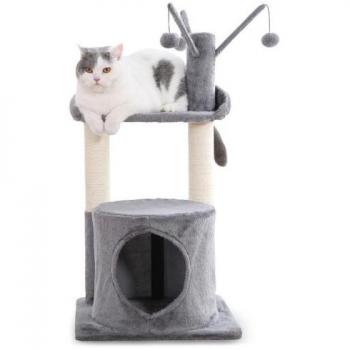 Rascador para descansar y jugar Dynamic - 40 x 40 x 80 cm, peso: 1 Kg