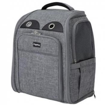 Freedog Mochila Fuji Transportín con Compartimento Gris