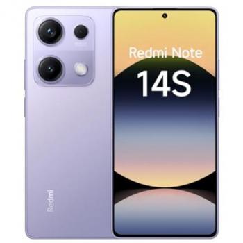 Smartphone Xiaomi Redmi Note 14S 4G Dual SIM 8GB RAM 256GB NFC Púrpura Aurora