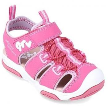 Sandalia Fucsia Garvalín para Niña en Textil, Talla 34 EU
