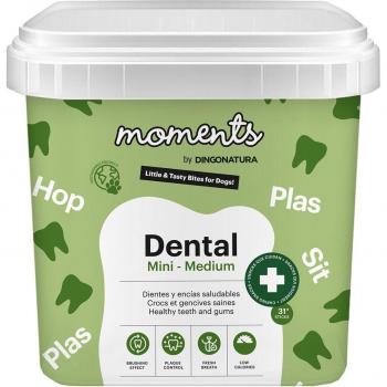 Moments Dental Mini-Medium Snacks para Perros Medianos y Mini Pollo 500g