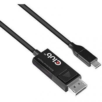 Cable USB 3.1 Tipo C a DisplayPort 1.4 8K 60Hz UHD, longitud de 1,8 metros, con conectores ST/ST, modelo CLUB3D