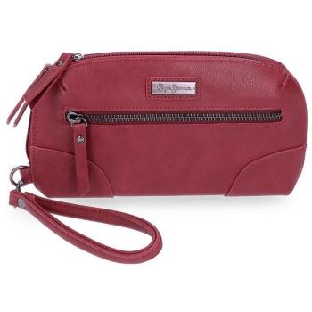 Pepe Jeans Croc Bolso Bandolera, 20 cm, 0.88 Litros, Rojo