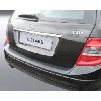 RGM RBP309 Protector del Parachoques Trasero ABS Compatible con Mercedes Clase C W204 Kombi 2007-2011