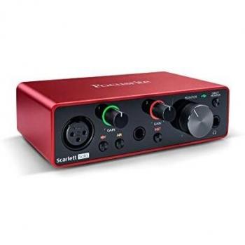 Focusrite Scarlett Solo 3rd Gen USB Audio Interface with Software Suite