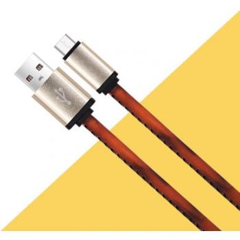 Cable Samsung galaxy J5 2017 cable usb galaxy J5 de piel con cambio de color por termosensibilidad cable cargador samsung j5 cable carga rápida j5 cable micro usb para samsung j5 marrón naranja