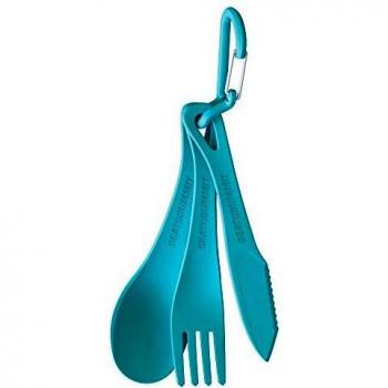 Sea to Summit Delta Camping Cutlery Set - Pacific Blue, BPA Free