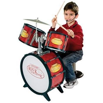 Bontempi roca redoblante tambor conjunto con Tutor de ritmo electrónico taburete y auricular