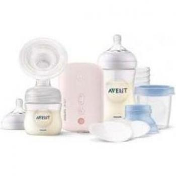 Philips Avent SCD395/21 Extractor de Leche Eléctrico Individual con Biberón y Vaso