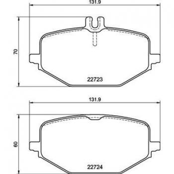 Pastillas de freno BREMBO P 50 161