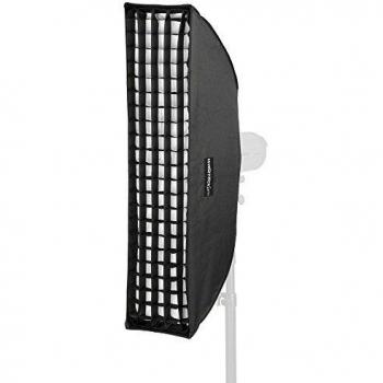 Walimex Pro Striplight Plus para Hensel Eh Softbox 25x90 cm