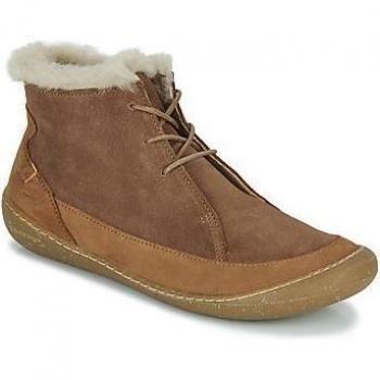 El Naturalista N5778 Pawikan Pleasant-Lux S. Wood Botines de Piel con Cierre de Cordones para Mujer Color Marrón