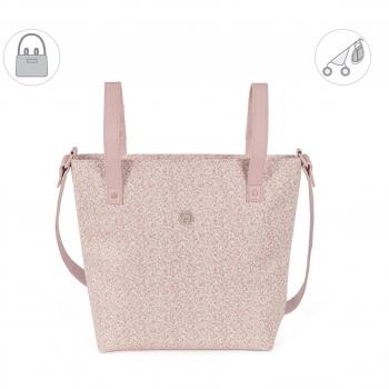 Pasito a Pasito Bolsa Panera Flower Mellow Rosa Polipiel