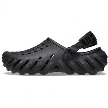 Men's Black Crocs Echo Clogs - Size M11/M12 (EU 46-47)