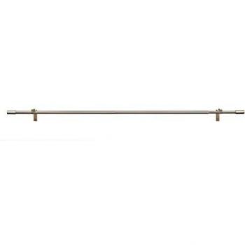 Easydeco – Barra Extensible para Cortina – Níquel – de 120 a 210 cm