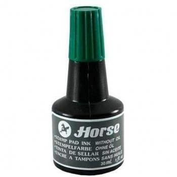 Tinta Horse para Tampón, 30ml - Color Verde