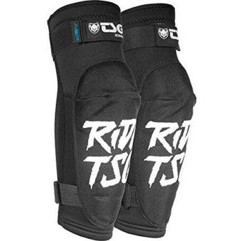 TSG Scout a Elbowguard, Primavera/Verano, Unisex Adulto, Color Ripped Black, tamaño Medium