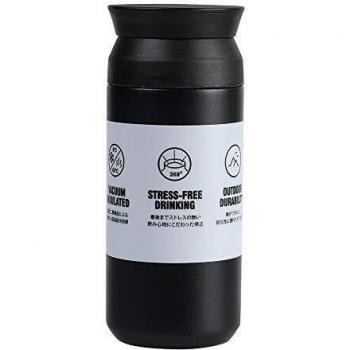 EKKONG Taza de Viaje, 350 ml Frasco Termico, Tazas de Café Viaje Termo Inoxidable, Térmica de Doble Pared, Reutilizable, Antigoteo, Hermética, para Coche Oficina