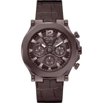 Guess Brown Analog Quartz Watch with Date for Men, Size: ONE SIZE