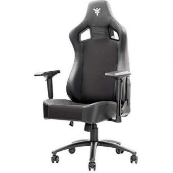 Silla Gaming Itek SCOUT PM30 - Asiento y respaldo acolchados, Braccioli 4D, Soporta hasta 150 kg, Color Negro/Blanco