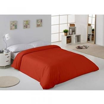 ESTELA - Funda nórdica Combi Color Tierra - Cama de 150/160 cm. - 50% Algodón / 50% Poliéster - 144 Hilos