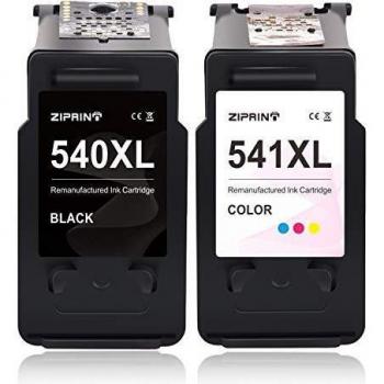 ZIPRINT Compatible Canon PG-540XL CL-541XL Cartucho 2 Multipack para Canon Pixma TS5150 Pixma MG4250 Canon MX455 MG3150 MG3250 MG3550 MG4150 MG4250 MX375 MX395 MX435 MX515 MX525 TS5151