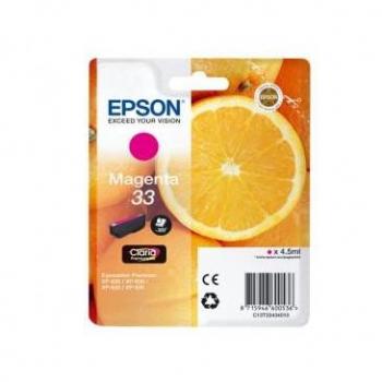 Epson 33 Claria Premium Ink Magenta Original Ink Cartridge (C13T33434010)