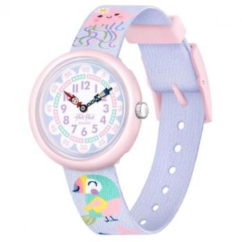 Reloj Infantil Flik Flak X Faber Castell Modelo FBNP231 de Plástico en Colores Pastel