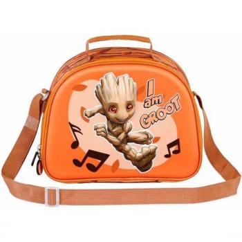 Bolsa Portameriendas 3D Soundtrack I Am Groot Marvel - Karactermania Marrón
