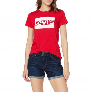Levi's Mid Length Update Pantalones Cortos, Azul