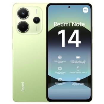 Xiaomi Redmi Note 14 Smartphone 4G 6GB/128GB - Pantalla AMOLED 6.67 FHD+ 120Hz, MediaTek Helio G99, Cámara de 108MP, Batería de