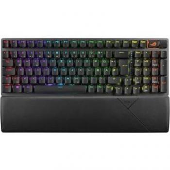 Teclado Mecánico Gaming Inalámbrico ASUS ROG Strix Scope II 96 - Hot-Swappable, Retroiluminado RGB, ROG NX Switches, Conexión USB, 2.4 GHz y Bluetooth