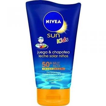 Nivea Juega&Chapotea Crema Solar Niños, Protección Muy Alta, FP 50+ - 150 ml
