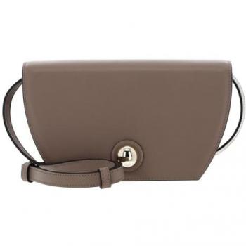 Furla Sfera Mini Crossbody Bag Beige Leather Geometric Design