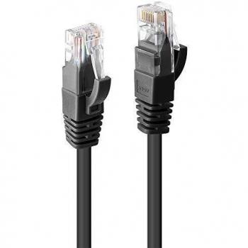 Lindy 0.3m CAT6 U/UTP Cable, Black