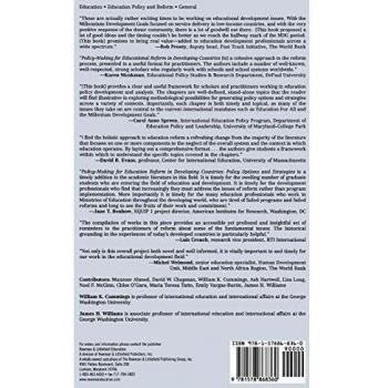 Policy-Making for Education Reform in Developing Countries: Policy Options and Strategies