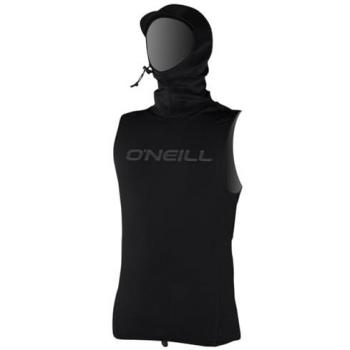 O'Neill Wetsuits Capucha Thermo X - Chaleco térmico con forro térmico fácil de estirar, capas térmicas de calor cálido, capa de secado rápido, color negro