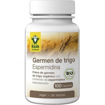Raab Vitalfood Espermidina Germen de Trigo 600mg Bio Vegan 100 Cápsulas