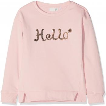 NAME IT Nkfbretty LS Sweat UNB, Sudadera para Niñas, Rosa, 158