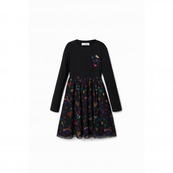 Vestido Infantil Desigual CASIA en Negro