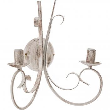 Aplique de pared POMPEI 2 Luz Metal Blanco