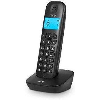 SPC Air teléfono inalámbrico con identificador de Llamadas, Negro